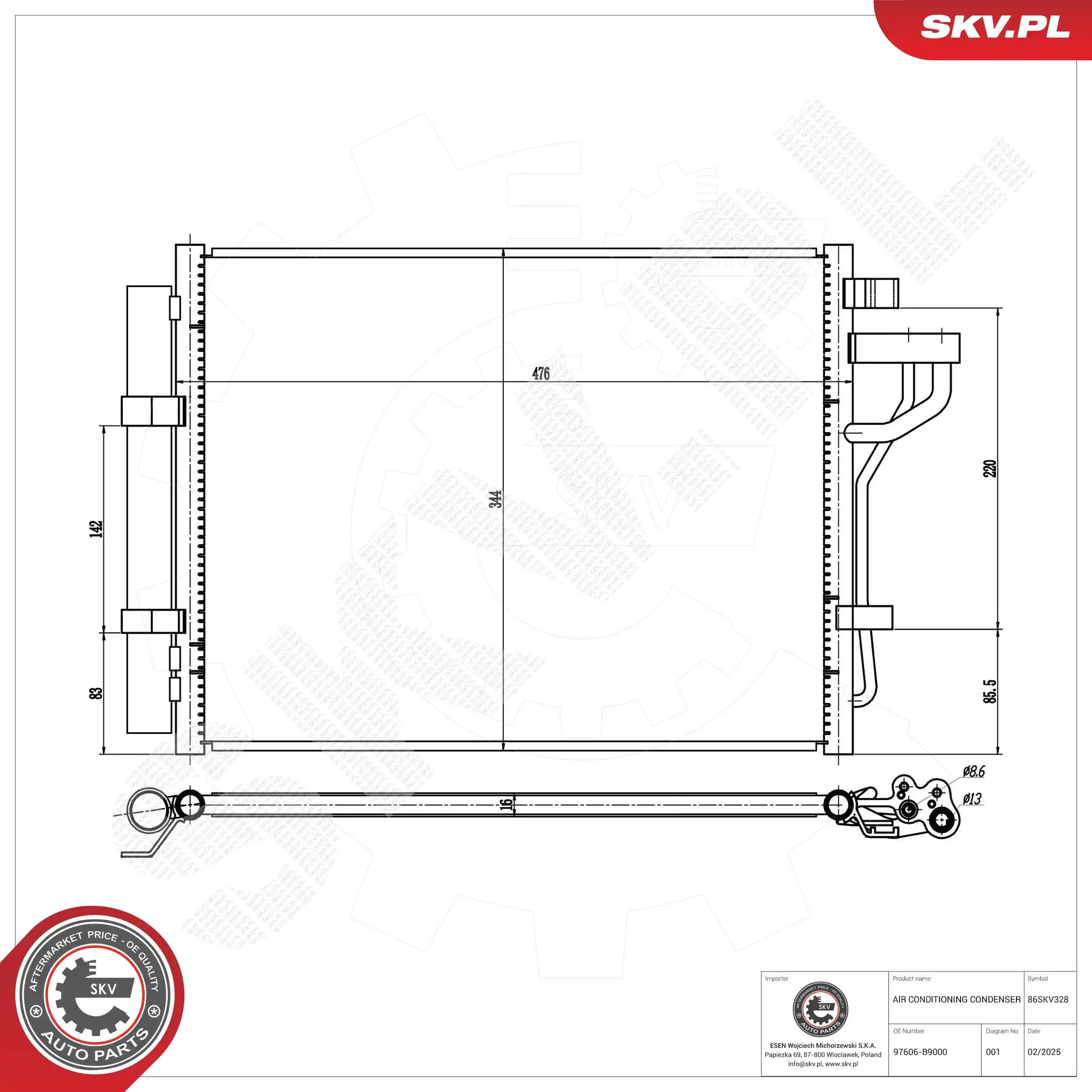 Condenser, air conditioning